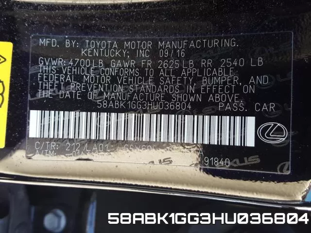 58ABK1GG3HU036804 фото 2