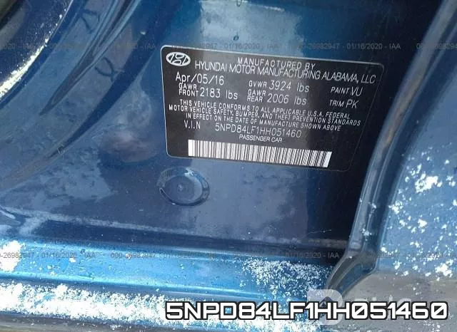 5NPD84LF1HH051460 фото 10