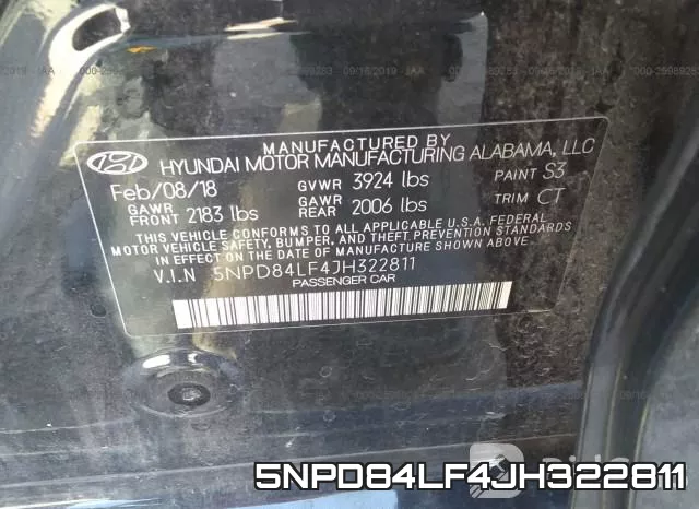 5NPD84LF4JH322811 фото 10
