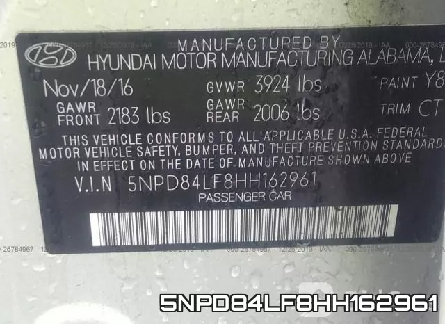 5NPD84LF8HH162961 фото 10