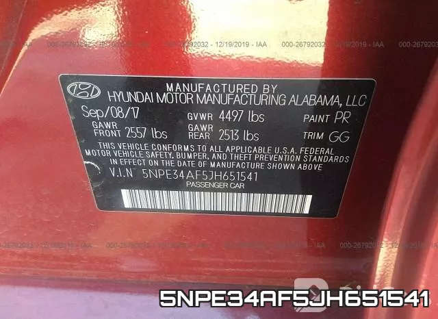 5NPE34AF5JH651541 фото 10