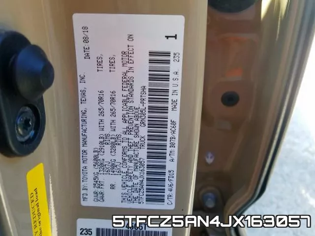 5TFCZ5AN4JX163057 фото 2