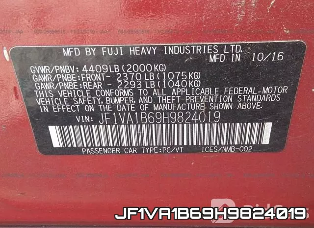 JF1VA1B69H9824019 фото 10