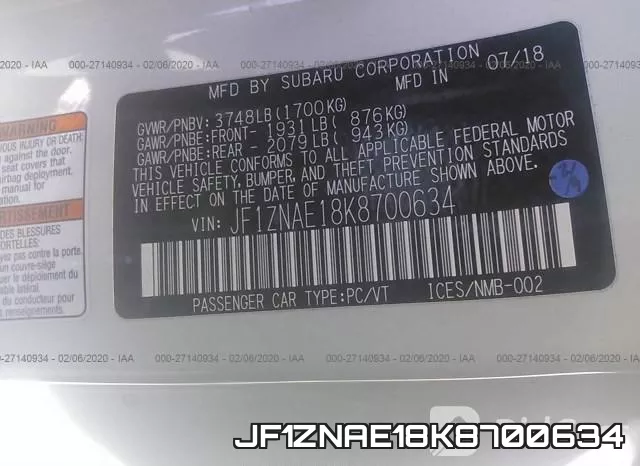 JF1ZNAE18K8700634 фото 10