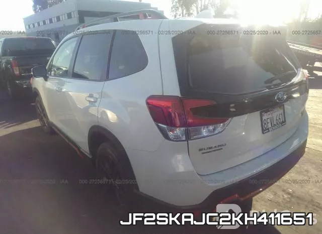 JF2SKAJC2KH411651 фото 4