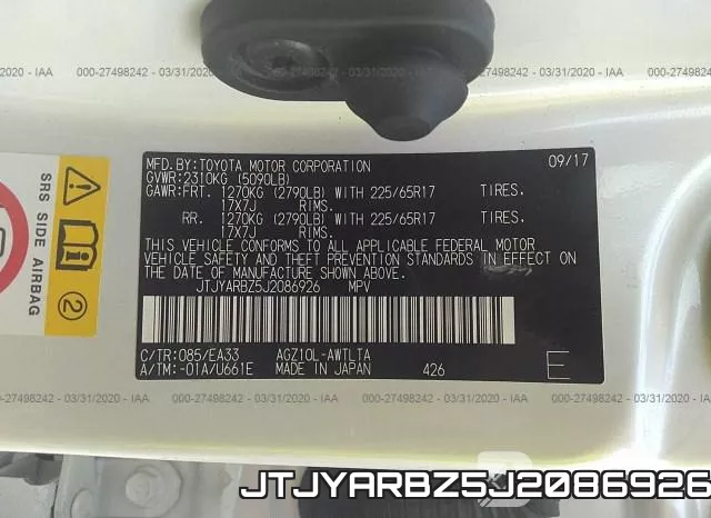 JTJYARBZ5J2086926 фото 10