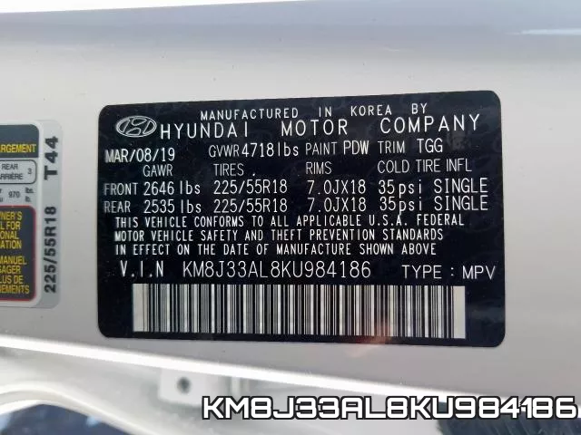 KM8J33AL8KU984186 фото 2