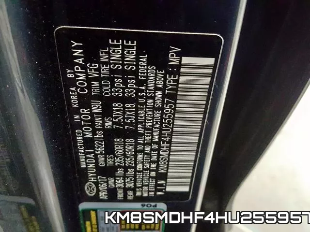 KM8SMDHF4HU255957 фото 2