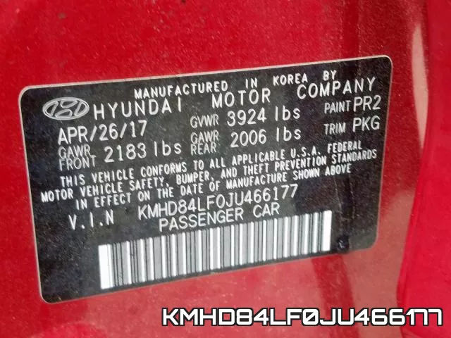 KMHD84LF0JU466177 фото 2