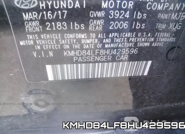 KMHD84LF8HU429596 фото 10