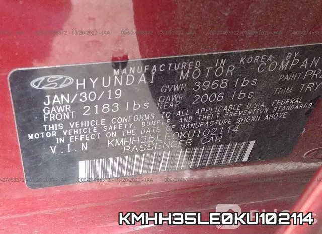 KMHH35LE0KU102114 фото 10