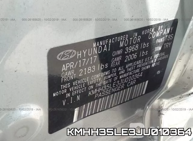 KMHH35LE3JU010364 фото 10