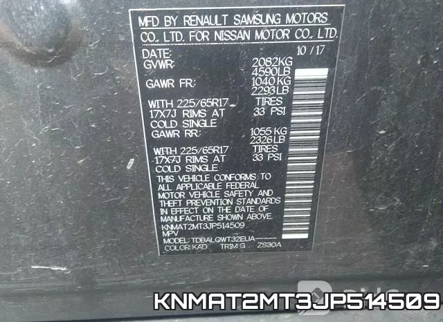 KNMAT2MT3JP514509 фото 10
