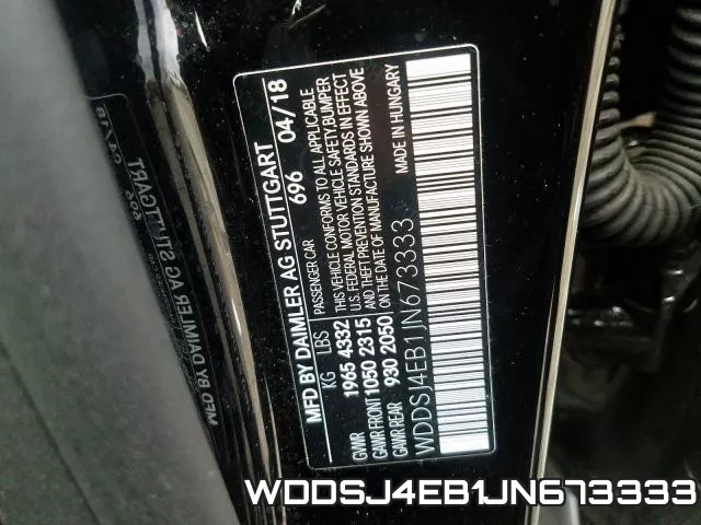 WDDSJ4EB1JN673333 фото 2