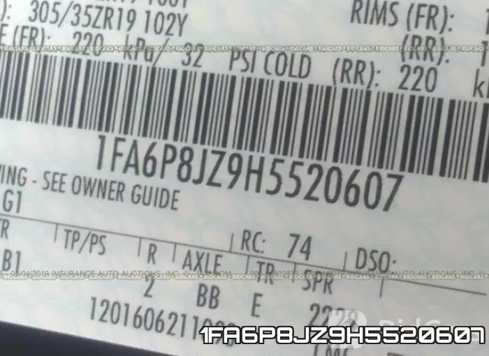 1FA6P8JZ9H5520607 фото 10