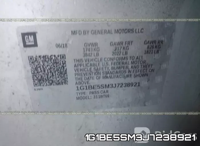 1G1BE5SM3J7238921 фото 10