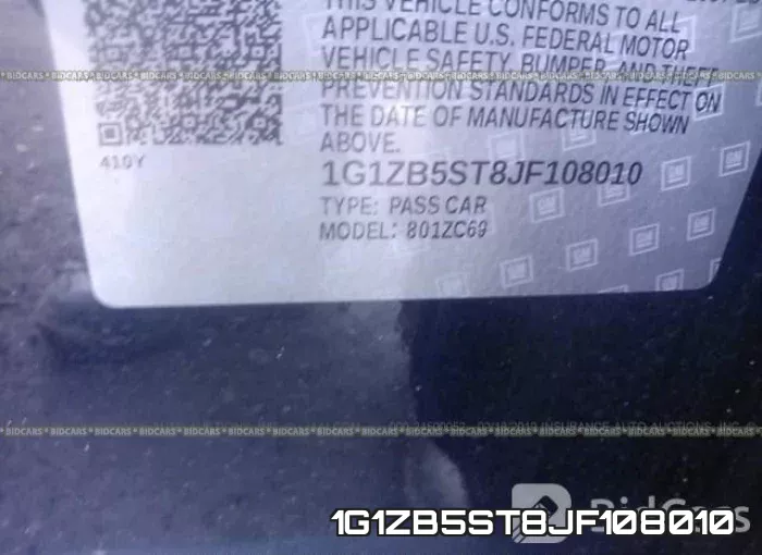 1G1ZB5ST8JF108010 фото 10