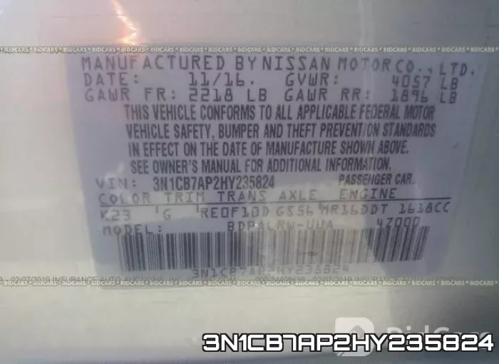 3N1CB7AP2HY235824 фото 10