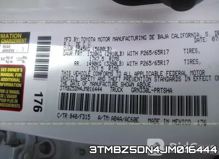 3TMBZ5DN4JM016444 фото 10