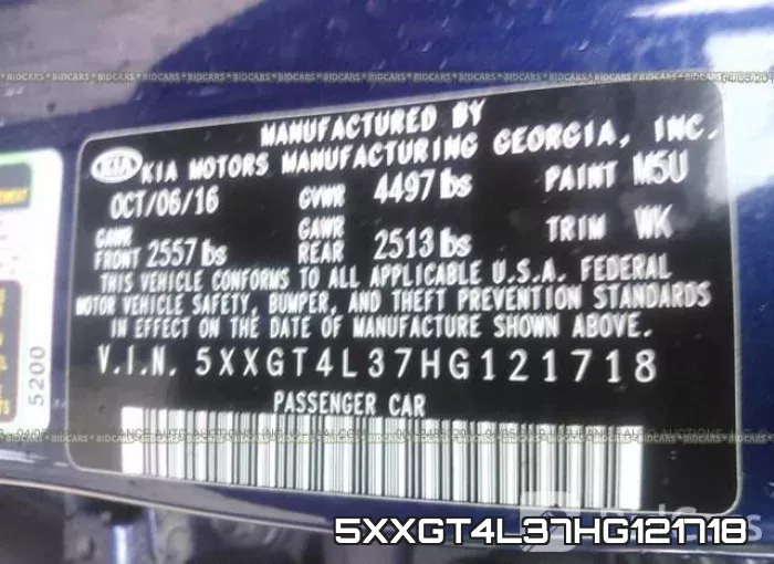 5XXGT4L37HG121718 фото 10