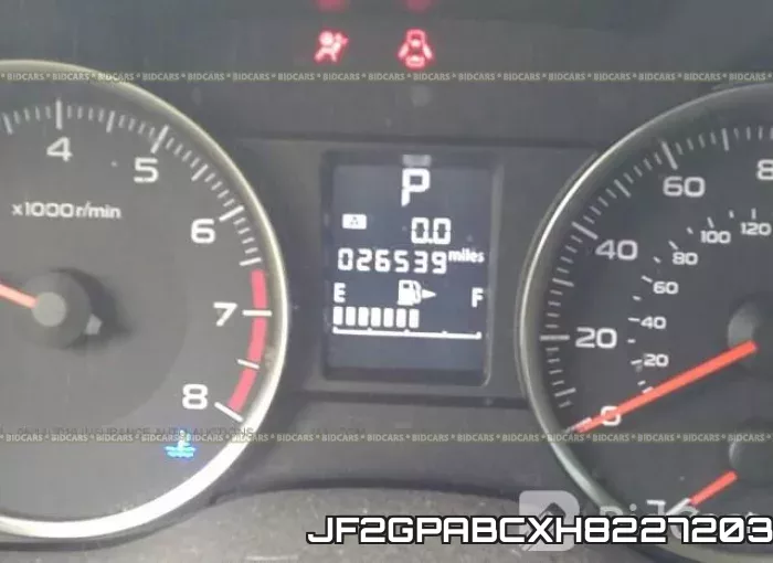 JF2GPABCXH8227203 фото 8