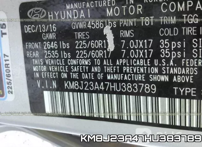 KM8J23A47HU383789 фото 9