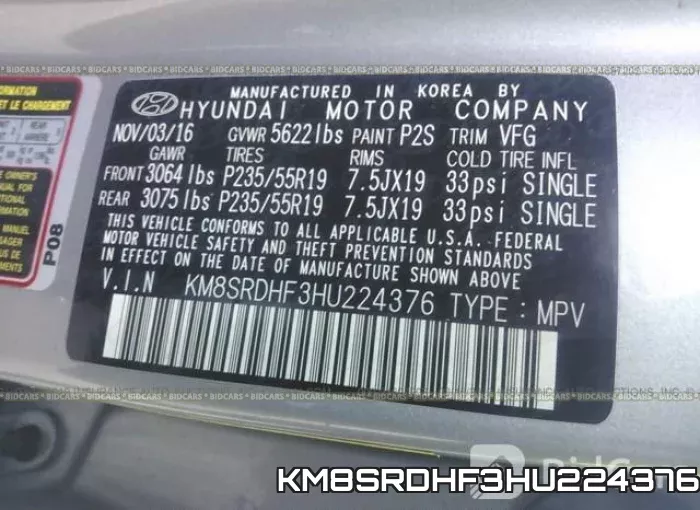 KM8SRDHF3HU224376 фото 10
