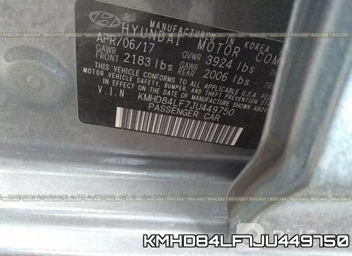 KMHD84LF7JU449750 фото 10