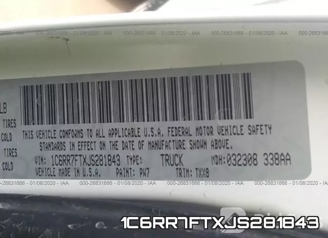1C6RR7FTXJS281843 фото 10