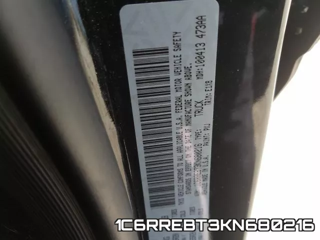 1C6RREBT3KN680216 фото 2