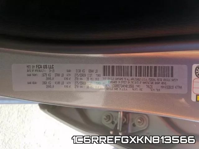 1C6RREFGXKN813566 фото 2