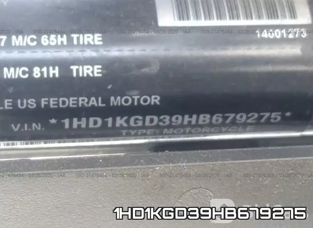 1HD1KGD39HB679275 фото 2
