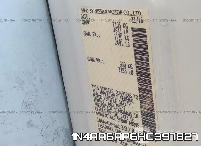 1N4AA6AP6HC397827 фото 10
