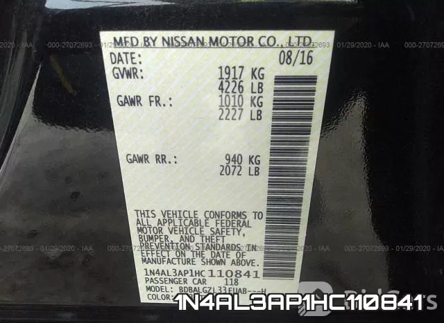 1N4AL3AP1HC110841 фото 10