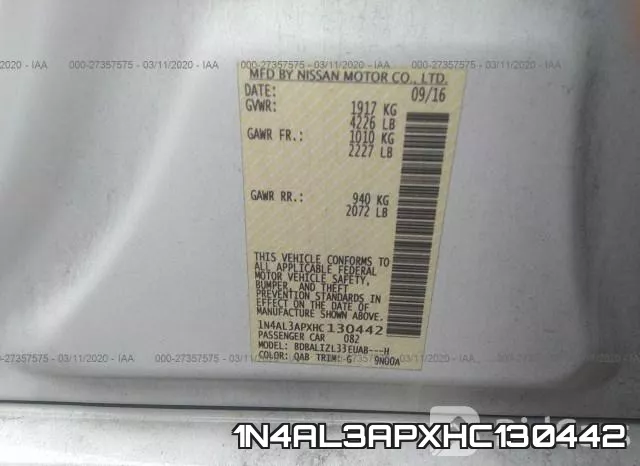 1N4AL3APXHC130442 фото 10