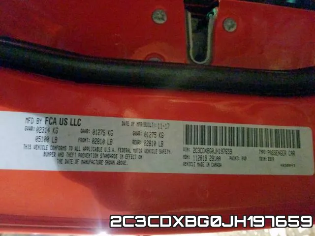 2C3CDXBG0JH197659 фото 2