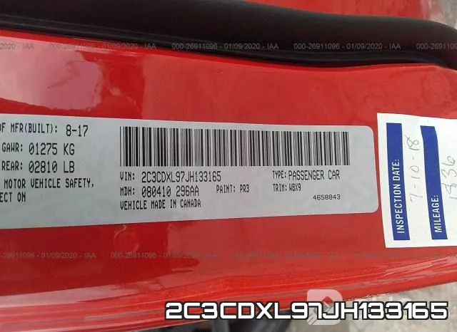 2C3CDXL97JH133165 фото 10
