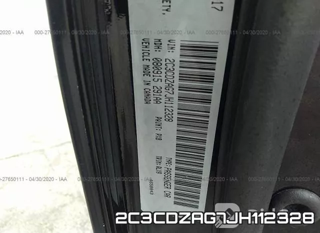 2C3CDZAG7JH112328 фото 10