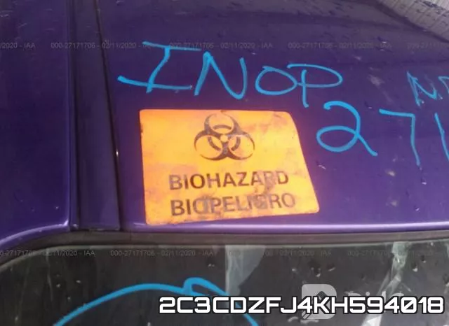 2C3CDZFJ4KH594018 фото 9