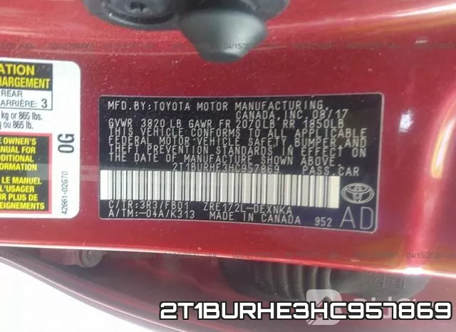 2T1BURHE3HC957869 фото 10