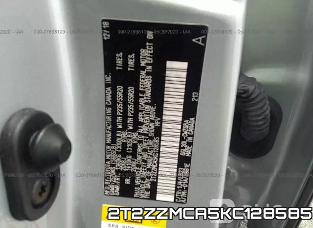 2T2ZZMCA5KC128585 фото 10