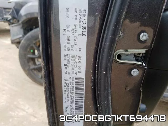3C4PDCBG7KT694478 фото 2