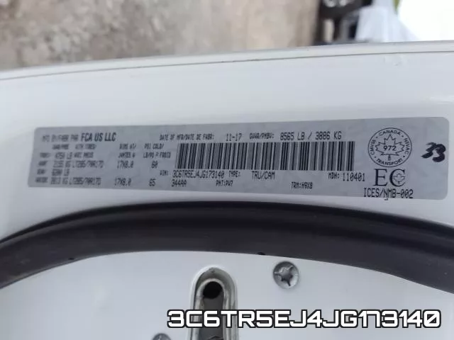 3C6TR5EJ4JG173140 фото 2