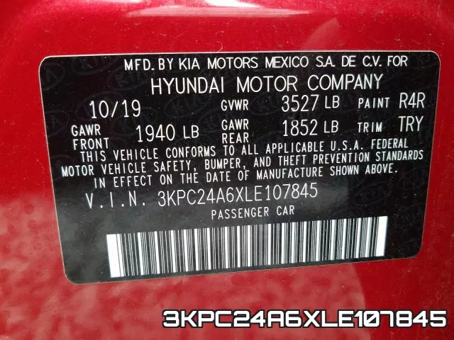3KPC24A6XLE107845 фото 2