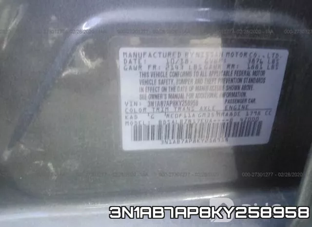 3N1AB7AP8KY258958 фото 10