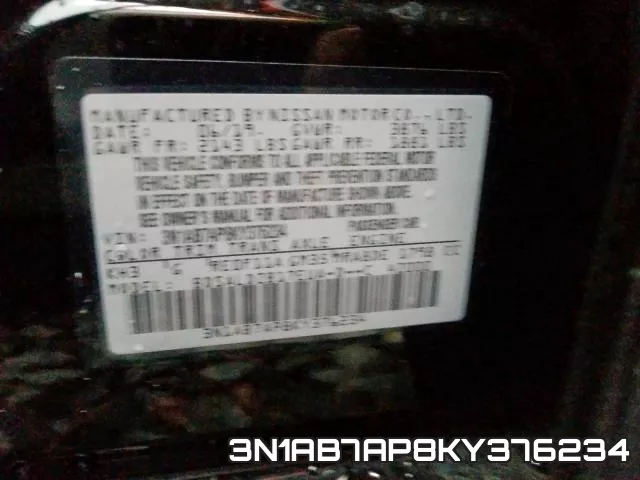 3N1AB7AP8KY376234 фото 2