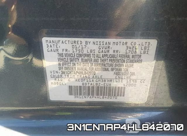 3N1CN7AP4HL842070 фото 10