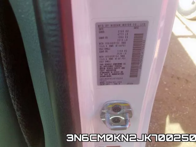 3N6CM0KN2JK700250 фото 2