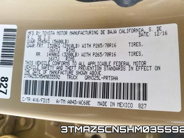 3TMAZ5CN5HM035592 фото 2