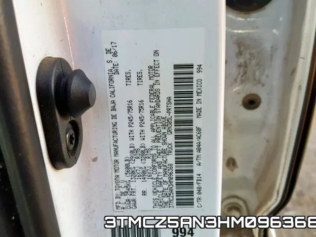 3TMCZ5AN3HM096368 фото 2